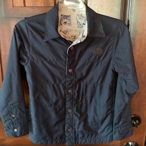 North face kids jacket- super cute lining, worn once.